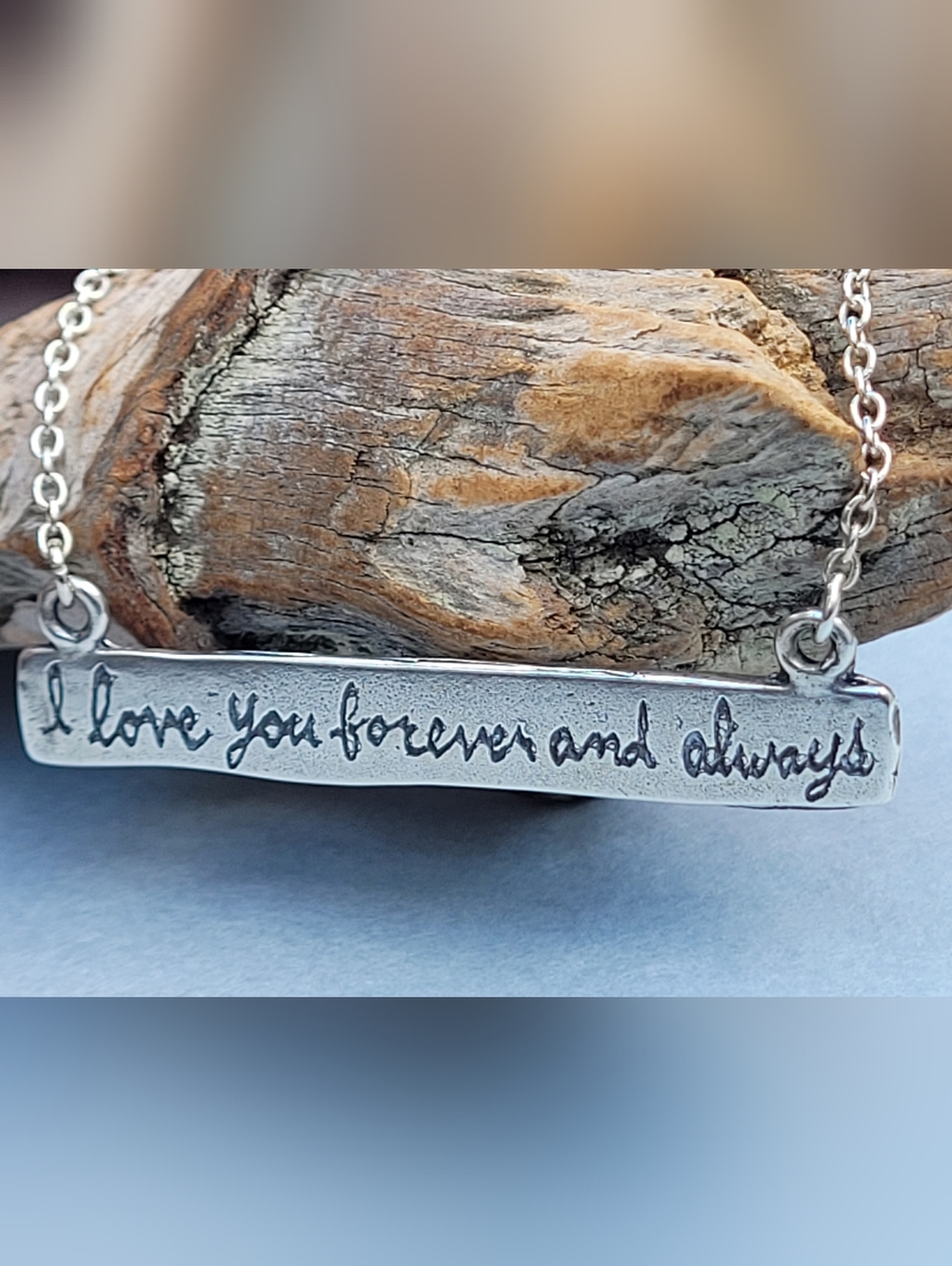 Jes MaHarry Vintage Necklace I Love You Forever and Always Sterling and HTF! ❤️
